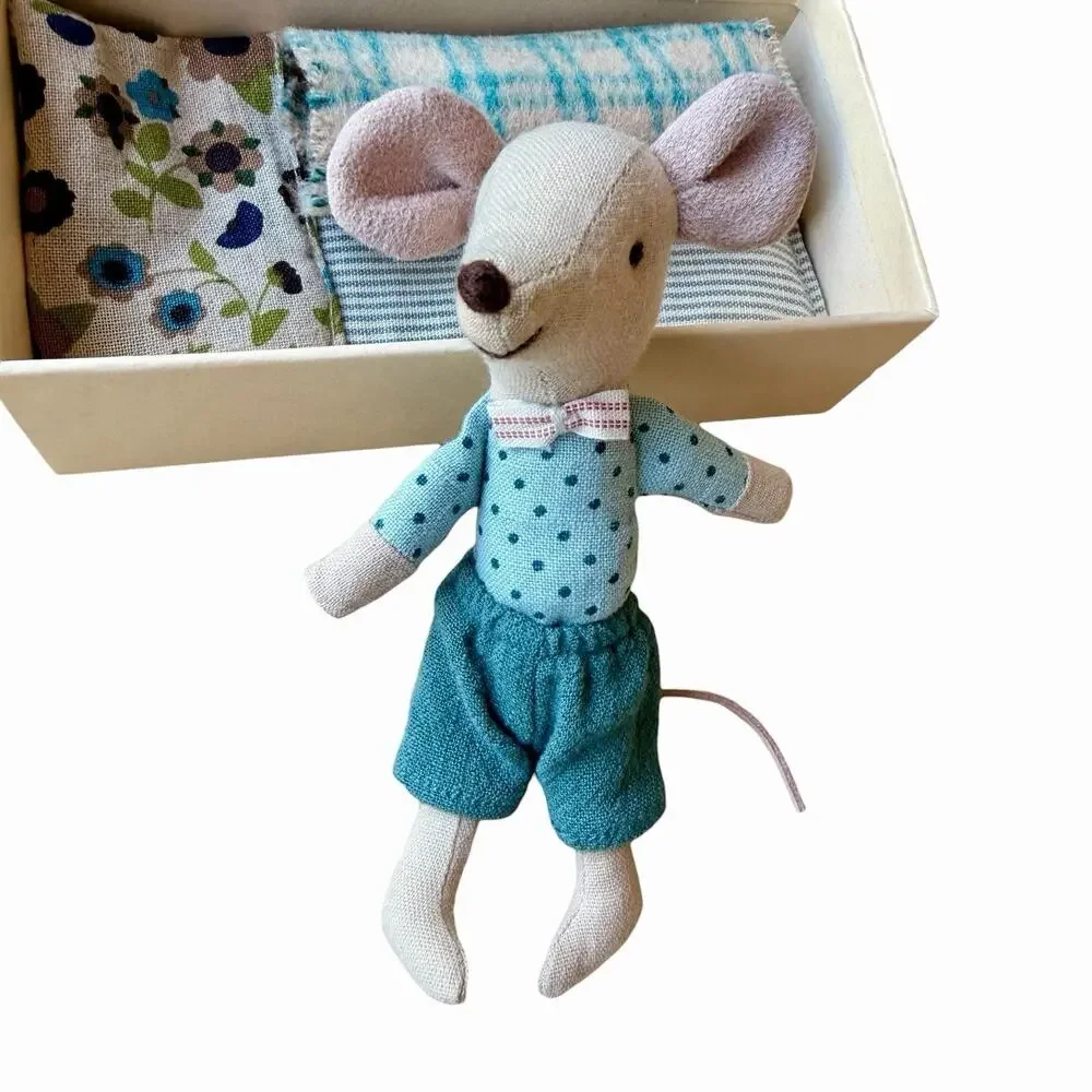 Maileg Spring Big Brother Mouse in Matchbox RARE Brand New In Box!
